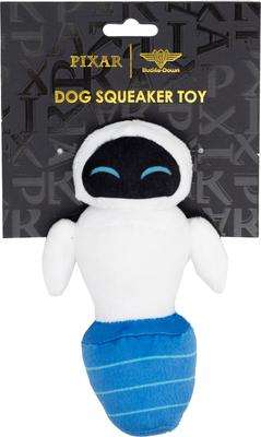 Show full view: Buckle-Down Disney Pixar Wall-E EVE Robot Squeaky Plush Dog Toy slide 3 of 3
