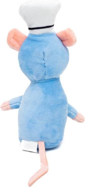 Buckle-Down Disney Ratatouille Chef Remy Rat Squeaky Plush Dog Toy, Blue