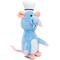 Show in main carousel: Buckle-Down Disney Ratatouille Chef Remy Rat Squeaky Plush Dog Toy, Blue slide 2 of 5