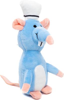 Show full view: Buckle-Down Disney Ratatouille Chef Remy Rat Squeaky Plush Dog Toy, Blue slide 2 of 5
