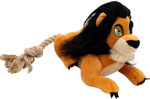 Show full view: Buckle-Down Disney The Lion King Scar with Rope Tail Squeaky Plush Dog Toy slide 2 of 4