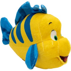 Buckle-Down Disney The Little Mermaid Flounder Squeaky Plush Dog Toy
