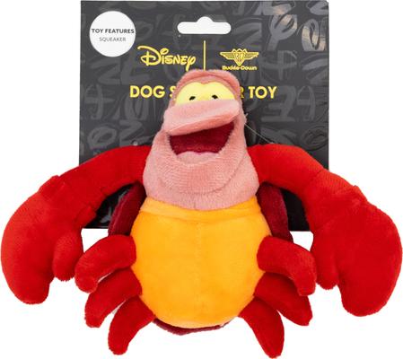 Show full view: Buckle-Down Disney The Little Mermaid Sebastian Squeaky Plush Dog Toy slide 4 of 4