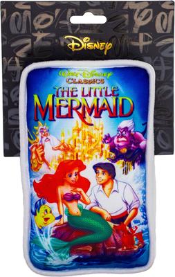 Show full view: Buckle-Down Disney The Little Mermaid VHS Tape Squeaky Plush Dog Toy slide 5 of 6