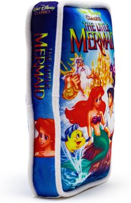 Show full view: Buckle-Down Disney The Little Mermaid VHS Tape Squeaky Plush Dog Toy slide 3 of 6