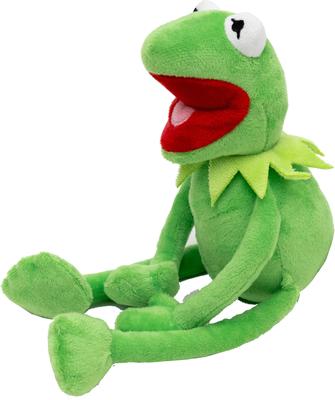 Show full view: Buckle-Down Disney The Muppets Kermit the Frog Squeaky Plush Dog Toy slide 2 of 5