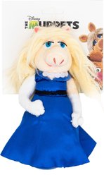 Buckle-Down Disney The Muppets Miss Piggy Blue Gown Squeaky Plush Dog Toy slide 2 of 3