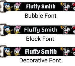 Buckle-Down Disney The Sensational Six Smiling Faces Personalized Dog Leash slide 2 of 2