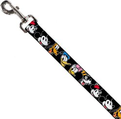 Buckle-Down Disney the Sensational Six Smiling Faces Polyester Standard Dog Leash, Medium: 6-ft long, 1-in wide slide 2 of 4