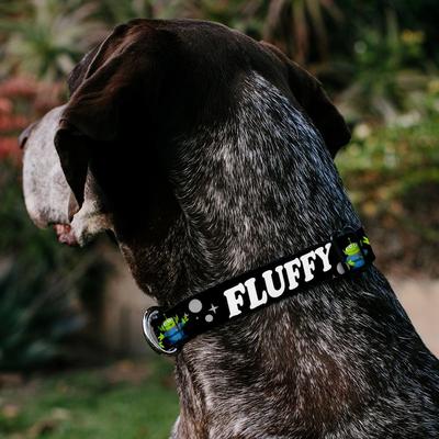 Show full view: Buckle-Down Disney Toy Story 3 Aliens OOOOOHHH Personalized Dog Collar, Large slide 2 of 6