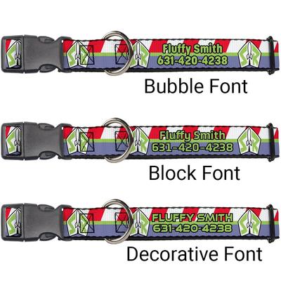 Show full view: Buckle-Down Disney Toy Story Buzz Lightyear Space Ranger Logo Personalized Dog Collar, Large slide 2 of 7