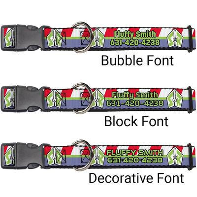 Show full view: Buckle-Down Disney Toy Story Buzz Lightyear Space Ranger Logo Personalized Dog Collar, Small slide 2 of 7