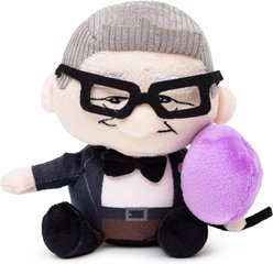 Buckle-Down Disney Up Carl with Balloon Sitting Squeaky Plush Dog Toy