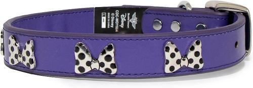 Show full view: Buckle-Down Disney Vegan Leather Minnie Mouse Bow Dog Collar, X-Small slide 7 of 7