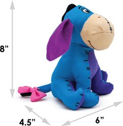Buckle-Down Disney Winnie the Pooh Eeyore Sitting Squeaky Plush Dog Toy, Blue slide 2 of 5