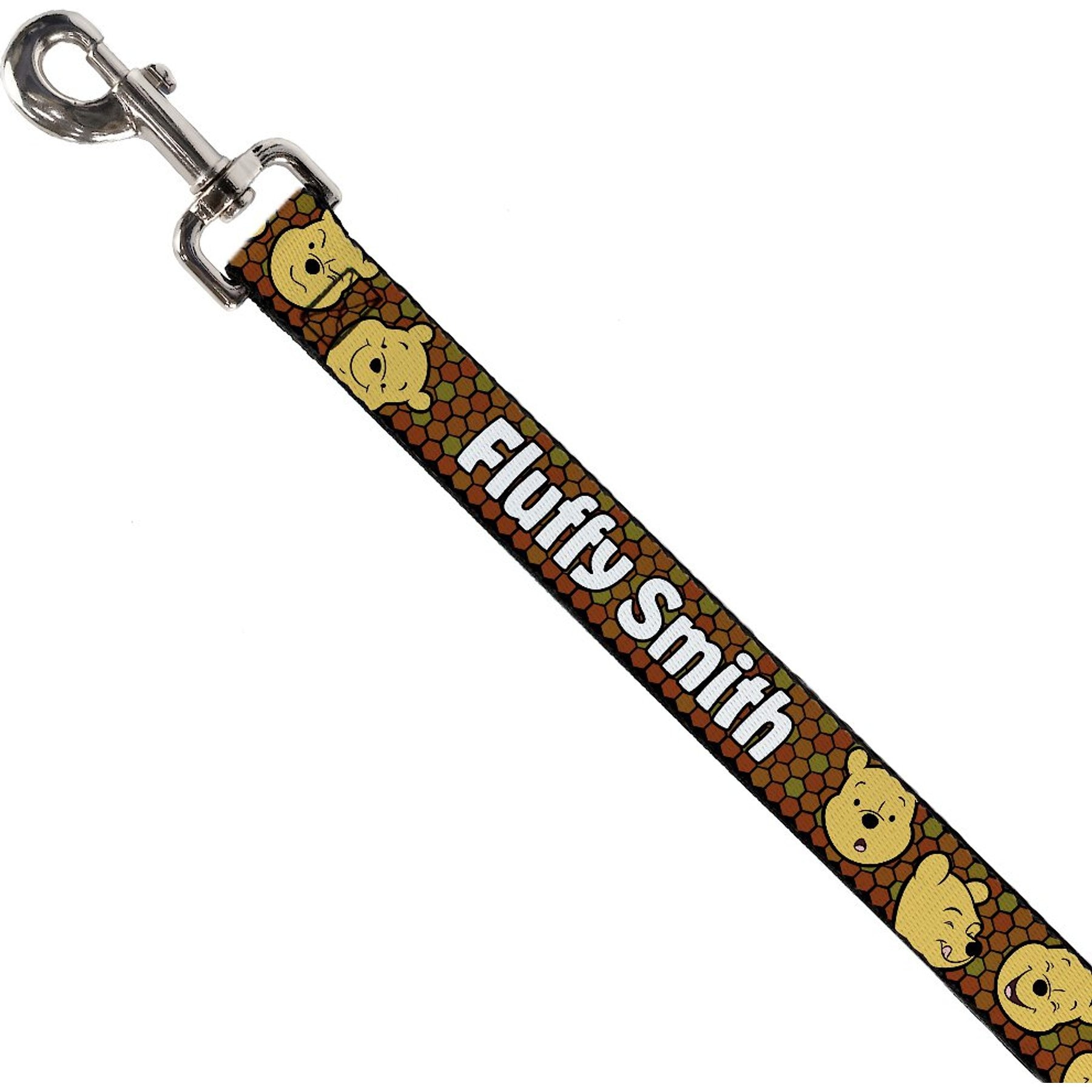 Disney Winnie the Pooh Expressions & Honeycomb Personalized Dog Leash Buckle-Down