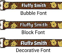 Buckle-Down Disney Winnie the Pooh Expressions & Honeycomb Personalized Dog Leash slide 2 of 2