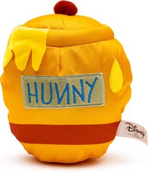 Buckle-Down Disney Winnie the Pooh Hunny Pot Squeaky Plush Dog Toy, Yellow