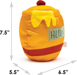 Buckle-Down Disney Winnie the Pooh Hunny Pot Squeaky Plush Dog Toy, Yellow slide 2 of 4