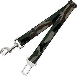 Buckle-Down Dog Car Seatbelt, Olive