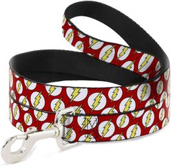 Buckle-Down Flash Logo Polyester Standard Dog Leash, Medium: 6-ft long, 1-in wide