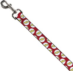 Buckle-Down Flash Logo Polyester Standard Dog Leash, Small: 4-ft long, 1-in wide slide 2 of 4