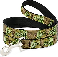 Buckle-Down Guardians of the Galaxy Polyester Standard Dog Leash, Small: 4-ft long, 1-in wide