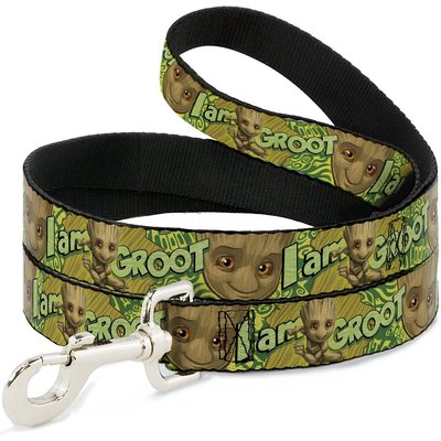 Buckle-Down Buckle-Down Guardians of the Galaxy Polyester Standard Dog Leash, Small: 4-ft long, 1-in wide