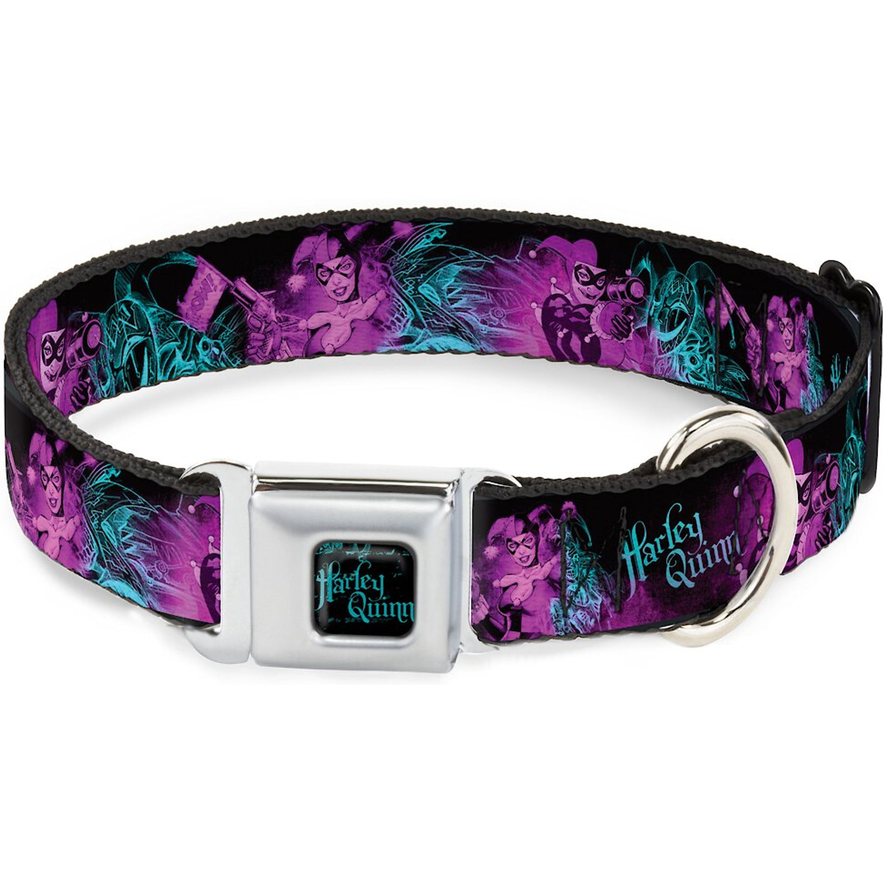 Buckle-Down Harley Quinn Dog Collar, Small