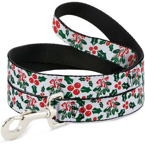 Buckle-Down Holly & Mistletoe Dog Leash