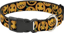 Buckle-Down Jack-o'-Lantern Dog Collar, Medium