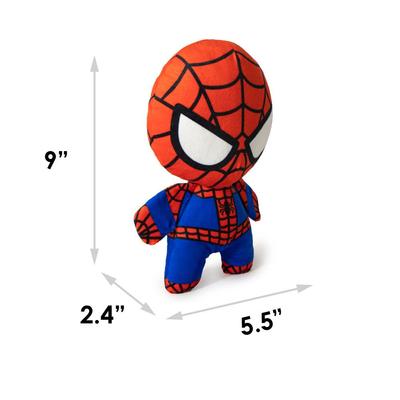 Show full view: Buckle-Down Kawaii Spider-Man Standing Pose Dog Plush Squeaker Toy  slide 5 of 6