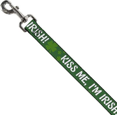 Show full view: Buckle-Down KISS ME, I'M IRISH! Dog Leash slide 2 of 4