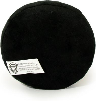 Show full view: Buckle-Down Looney Tunes Plush Squeaker Space Jam Basketball Logo Dog Toy, Orange slide 3 of 5