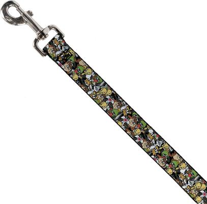 Show full view: Buckle-Down Looney Tunes Polyester Standard Dog Leash, Small: 4-ft long, 1-in wide slide 2 of 4