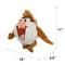 Show in main carousel: Buckle-Down Looney Tunes Taz Full Body Dog Plush Squeaker Toy  slide 5 of 6