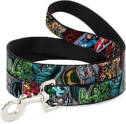 Buckle-Down Marvel Avengers Hero/Villain Poses Dog Leash