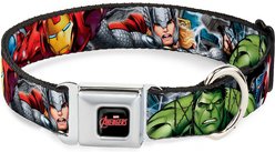 Buckle-Down Marvel Avengers Superheroes Dog Collar, Medium