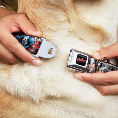 Show full view: Buckle-Down Marvel Avengers Superheroes Dog Collar, Small slide 2 of 9