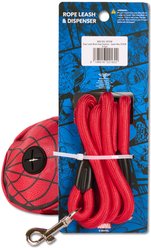 Buckle-Down Marvel Comics Embellishment Dog Leash with Waste Bag Dispenser, Red, 4.5-ft long, 2.5-in wide slide 2 of 5