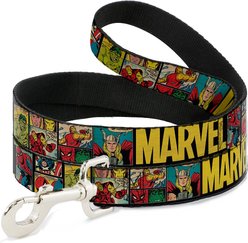 Buckle-Down Marvel Comics Polyester Standard Dog Leash, Small: 4-ft long, 1-in wide