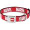 Show in main carousel: Buckle-Down Marvel Red Brick Logo Polyester Dog Collar, Small Wide: 13 to 18-in neck, 1.5-in wide slide 1 of 10