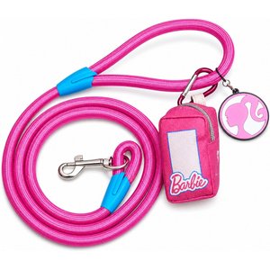 BUCKLE-DOWN Mattel Embellishment Dog Leash with Waste Bag