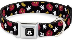 Buckle-Down Mickey Mouse Costume Dog Collar, Large