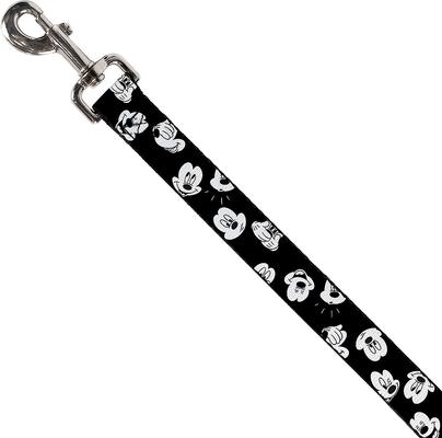 Show full view: Buckle-Down Mickey Mouse Expressions Scattere Dog Leash slide 3 of 5