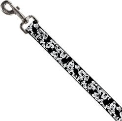 Buckle-Down Mickey Mouse Expressions Stacked Dog Leash slide 2 of 4