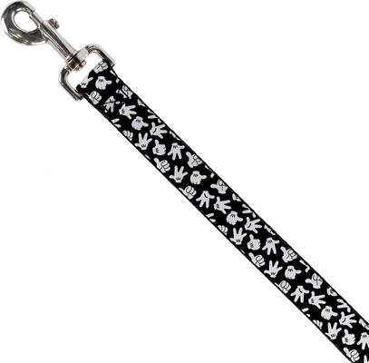 Show full view: Buckle-Down Mickey Mouse Hand Dog Leash slide 3 of 5