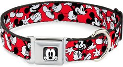 Buckle-Down Mickey Mouse Poses Dog Collar, Medium