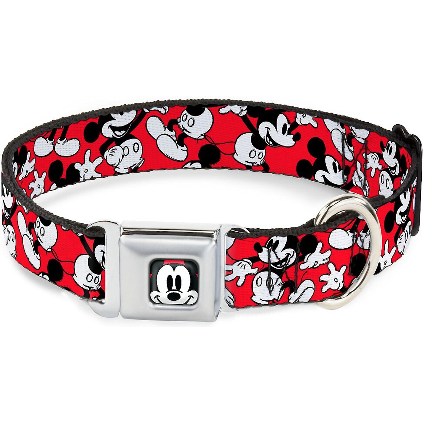 Buckle-Down Mickey Mouse Poses Dog Collar, Medium