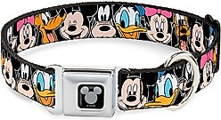 Buckle-Down Mickey Silhouette Dog Collar, Medium